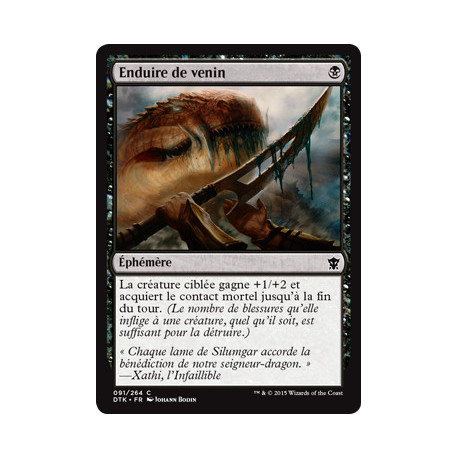 (Foil) Noire - Enduire de venin (C) [DTK]