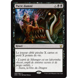 (Foil) Noire - Pacte damné (R) [DTK]