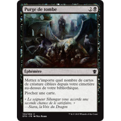 (Foil) Noire - Purge de tombe (C) [DTK]