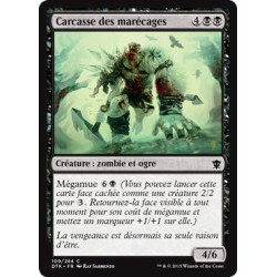(Foil) Noire - Carcasse des marécages (C) [DTK]