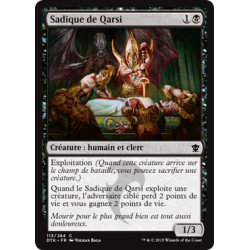 (Foil) Noire - Sadique de Qarsi (C) [DTK]