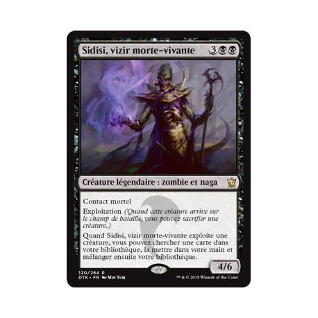 (Foil) Noire - Sidisi, vizir morte-vivante (R) [DTK]