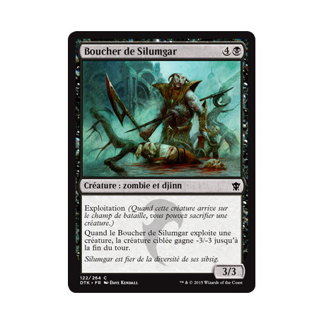 (Foil) Noire - Boucher de Silumgar (C) [DTK]