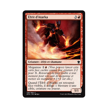 (Foil) Rouge - Éfrit d'Atarka (C) [DTK]