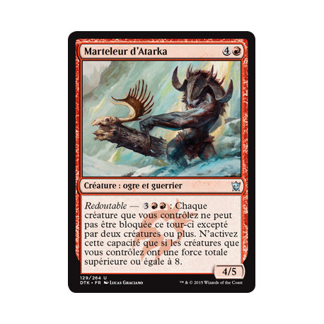 (Foil) Rouge - Marteleur d'Atarka (U) [DTK]