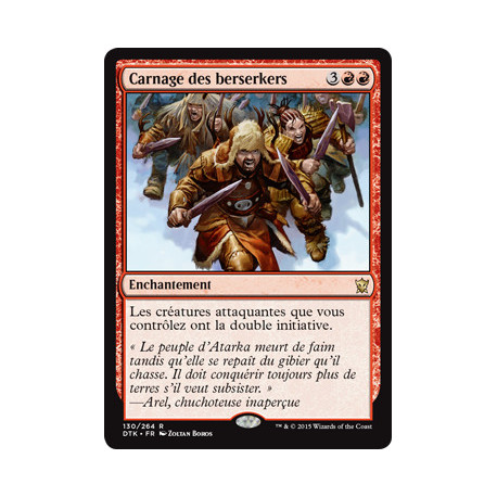 (Foil) Rouge - Carnage des berserkers (R) [DTK]