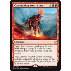 (Foil) Rouge - Communion avec la lave (R) [DTK]