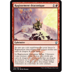 (Foil) Rouge - Rugissement draconique (U) [DTK]