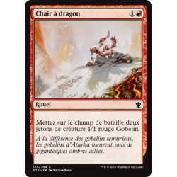 (Foil) Rouge - Chair à dragon (C) [DTK]