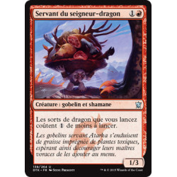 (Foil) Rouge - Servant du seigneur-dragon (U) [DTK]