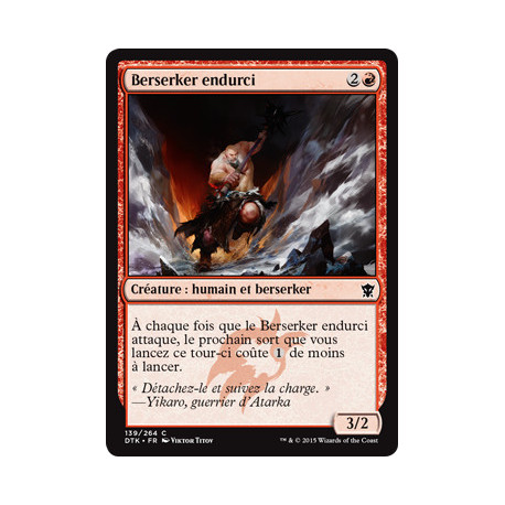 (Foil) Rouge - Berserker endurci (C) [DTK]