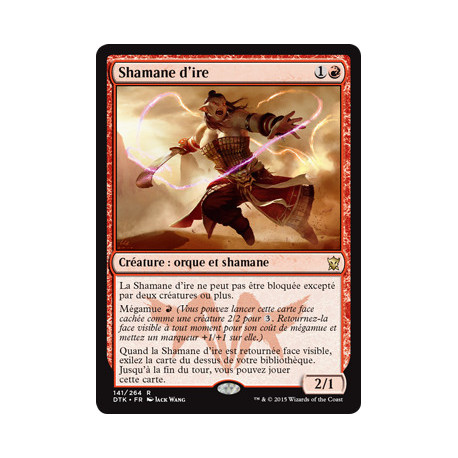 (Foil) Rouge - Shamane d'ire (R) [DTK]