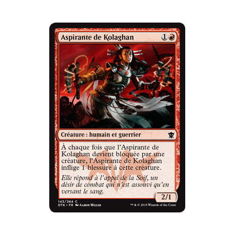 (Foil) Rouge - Aspirante de Kolaghan (C) [DTK]