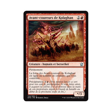 (Foil) Rouge - Avant-coureurs de Kolaghan (U) [DTK]