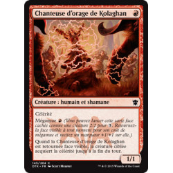 (Foil) Rouge - Chanteuse d'orage de Kolaghan (C) [DTK]