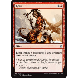 (Foil) Rouge - Rôtir (U) [DTK]