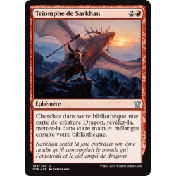 (Foil) Rouge - Triomphe de Sarkhan (U) [DTK]