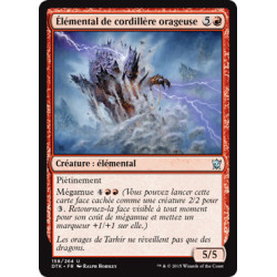 (Foil) Rouge - Élémental de cordillère orageuse (U) [DTK]