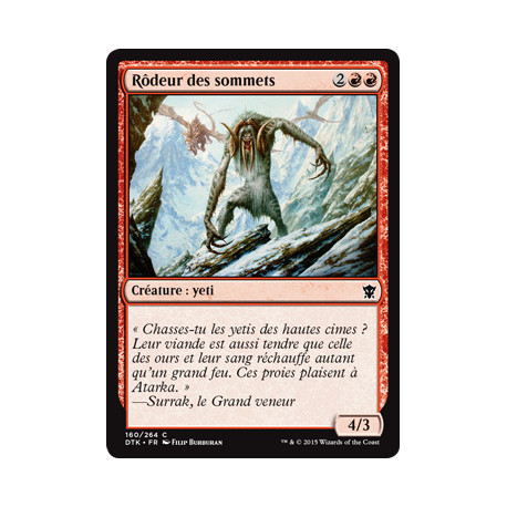 (Foil) Rouge - Rôdeur des sommets (C) [DTK]