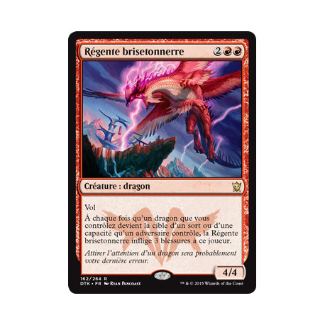 (Foil) Rouge - Régente brisetonnerre (R) [DTK]