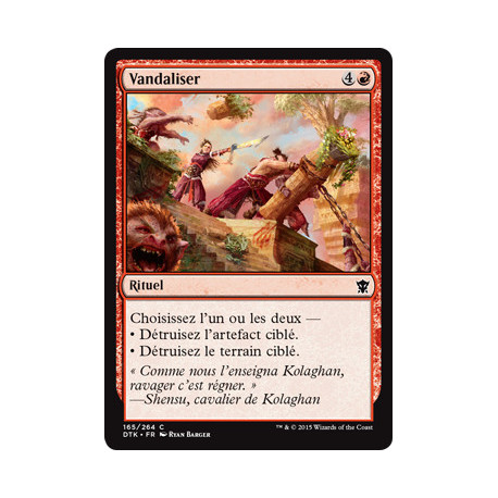 (Foil) Rouge - Vandaliser (C) [DTK]