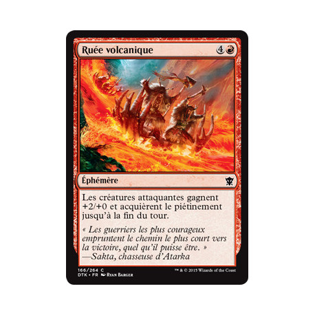 (Foil) Rouge - Ruée volcanique (C) [DTK]