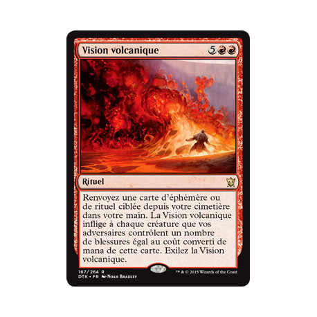 (Foil) Rouge - Vision volcanique (R) [DTK]