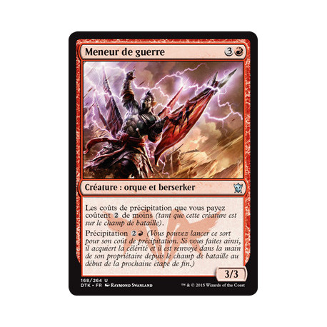(Foil) Rouge - Meneur de guerre (U) [DTK]