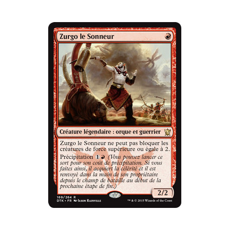 (Foil) Rouge - Zurgo le Sonneur (R) [DTK]