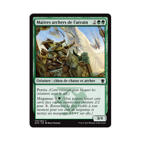 (Foil) Verte - Maîtres archers de l'aérain (C) [DTK]