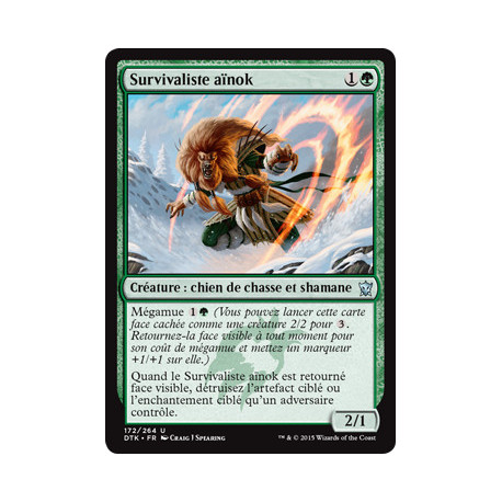 (Foil) Verte - Survivaliste aïnok (U) [DTK]
