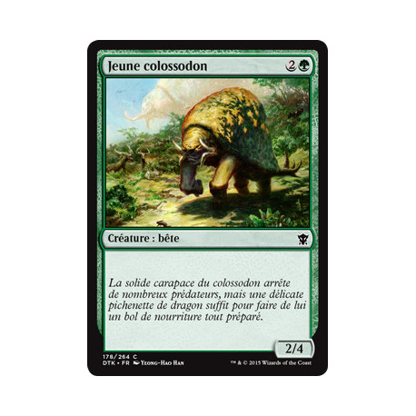 (Foil) Verte - Jeune colossodon (C) [DTK]