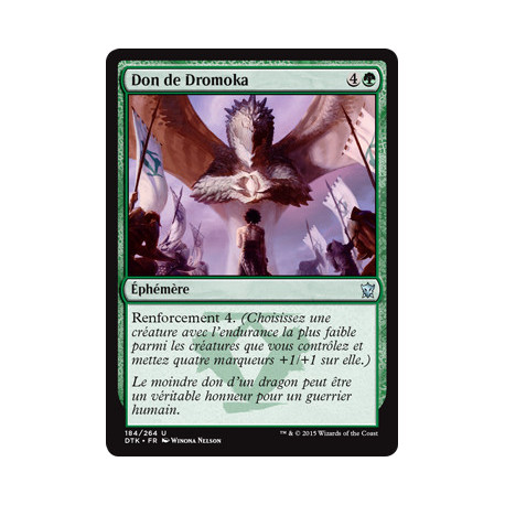 (Foil) Verte - Don de Dromoka (U) [DTK]