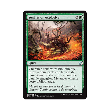(Foil) Verte - Végétation explosive (U) [DTK]
