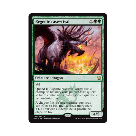 (Foil) Verte - Régente rase-rival (R) [DTK]