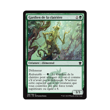 (Foil) Verte - Gardien de la clairière (C) [DTK]