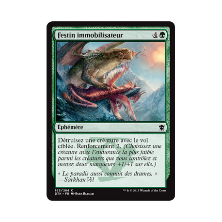 (Foil) Verte - Festin immobilisateur (C) [DTK]