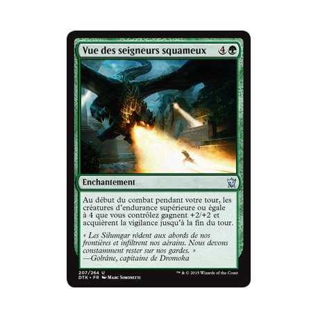 (Foil) Verte - Vue des seigneurs squameux (U) [DTK]