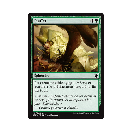 (Foil) Verte - Piaffer (C) [DTK]