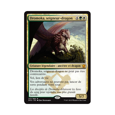 (Foil) Multicolore - Dromoka, seigneur-dragon (M) [DTK]