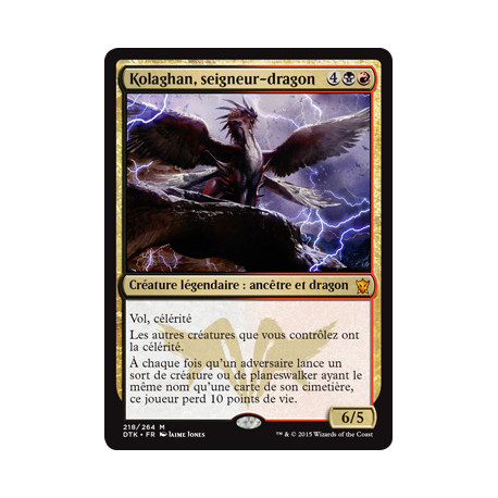 (Foil) Multicolore - Kolaghan, seigneur-dragon (M) [DTK]