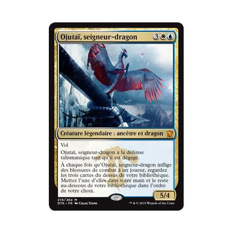 (Foil) Multicolore - Ojutaï, seigneur-dragon (M) [DTK]