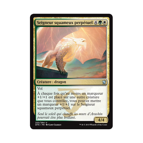 (Foil) Multicolore - Seigneur squameux perpétuel (U) [DTK]