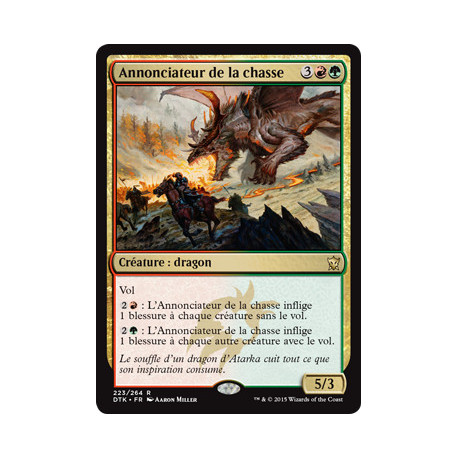 (Foil) Multicolore - Annonciateur de la chasse (R) [DTK]