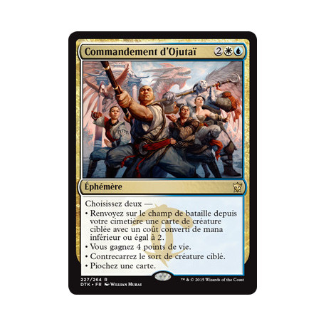 (Foil) Multicolore - Commandement d'Ojutaï (R) [DTK]