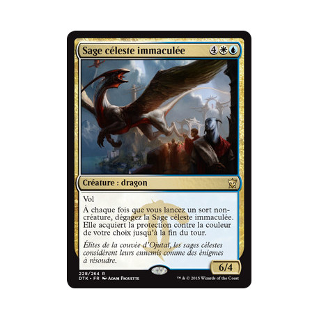 (Foil) Multicolore - Sage céleste immaculée (R) [DTK]