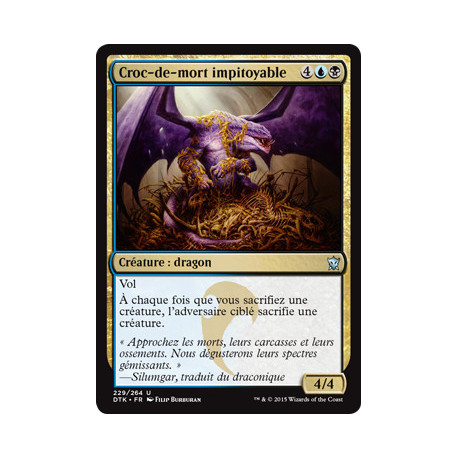 (Foil) Multicolore - Croc-de-mort impitoyable (U) [DTK]