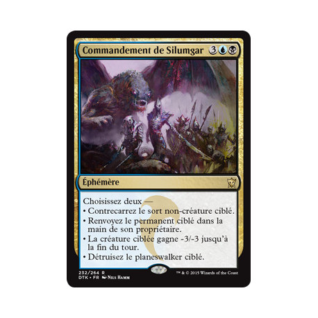 (Foil) Multicolore - Commandement de Silumgar (R) [DTK]
