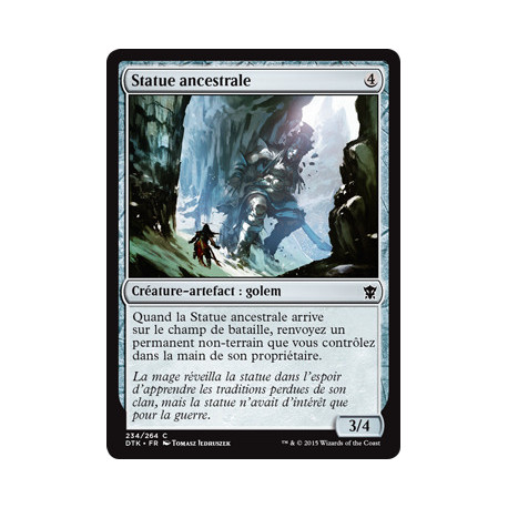 (Foil) Incolore - Statue ancestrale (C) [DTK]