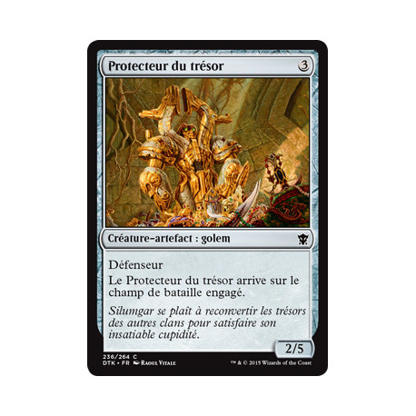 (Foil) Incolore - Protecteur du trésor (C) [DTK]